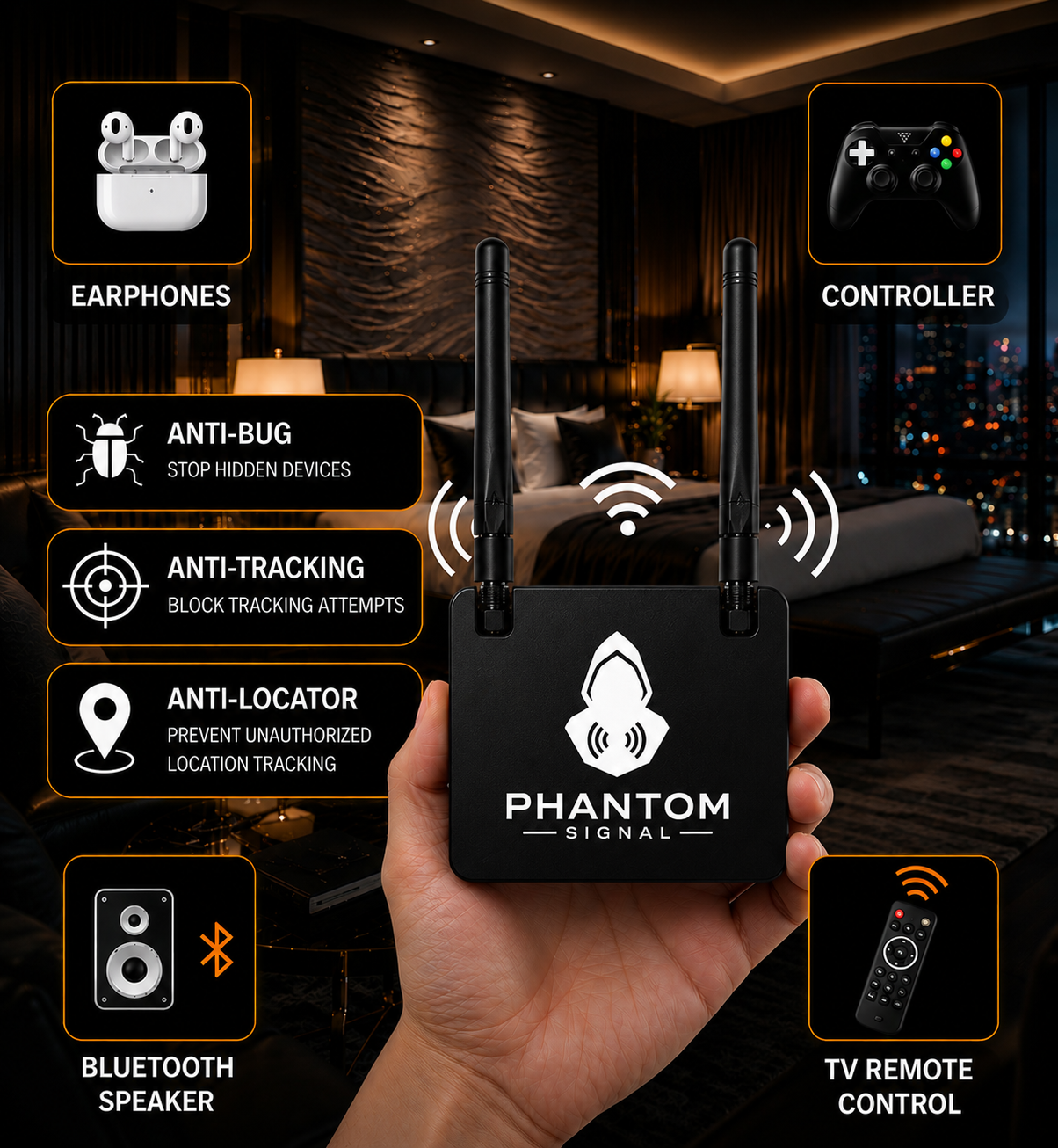 PhantomSignal – Wireless Environment Control Device